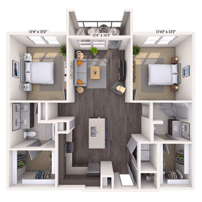 Unit 2835 2835 floor plan